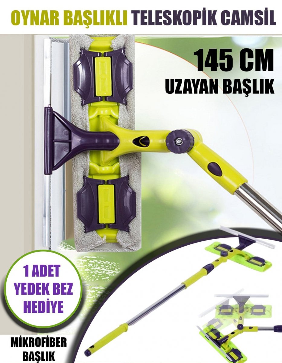 Oynar Başlıklı Teleskopik Camsil 1
