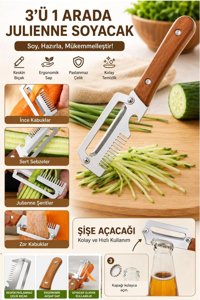 Sebze Soyacak ve Kesme Aleti 3