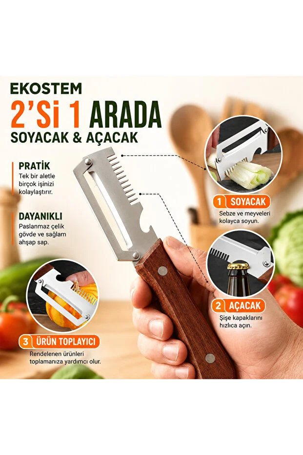 Sebze Soyacak ve Kesme Aleti 7