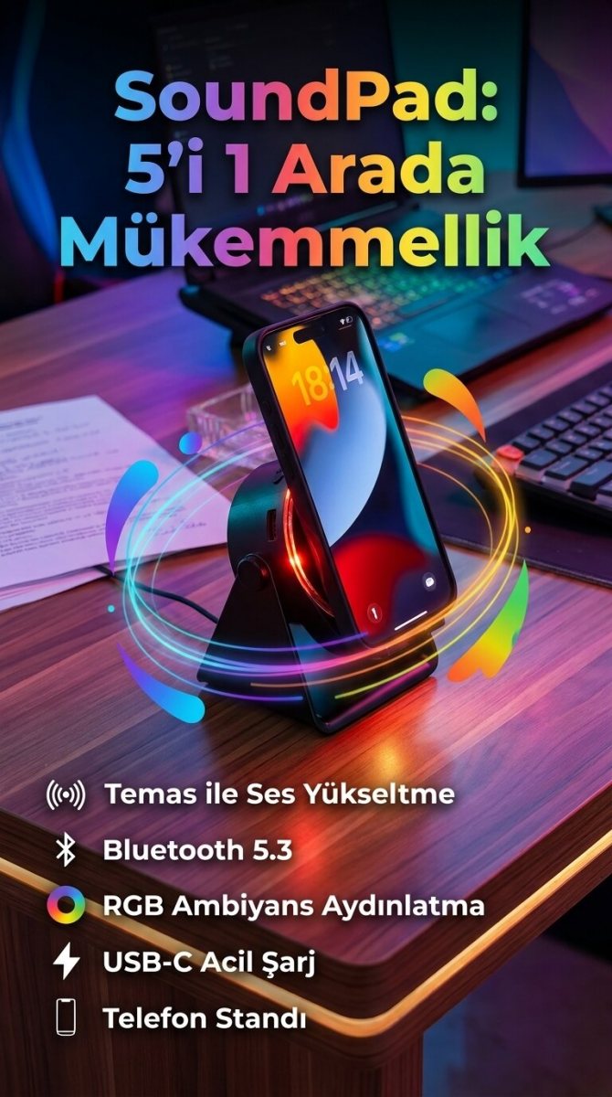 Mıknatıslı Ses Yükseltici Hoparlör 5