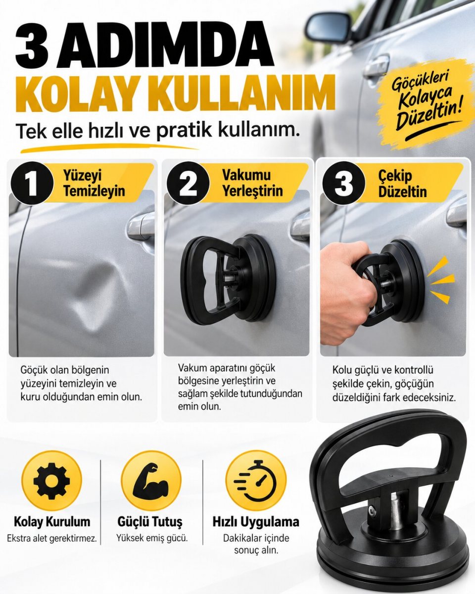 Vantuzlu Araç Göçük Düzeltme 3