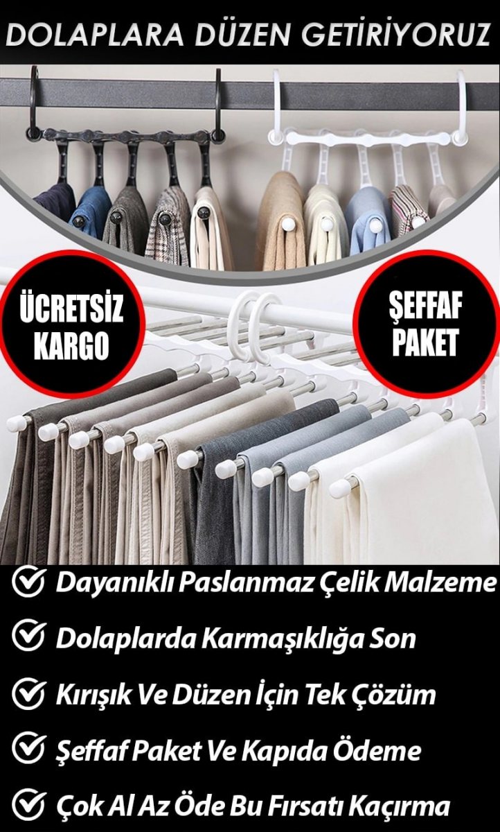 Katlanabilen Fonksiyonel Askılık 1