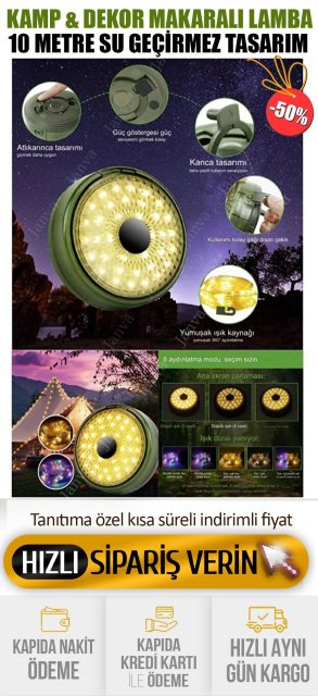 Makaralı Kamp ve Dekor Led Lamba