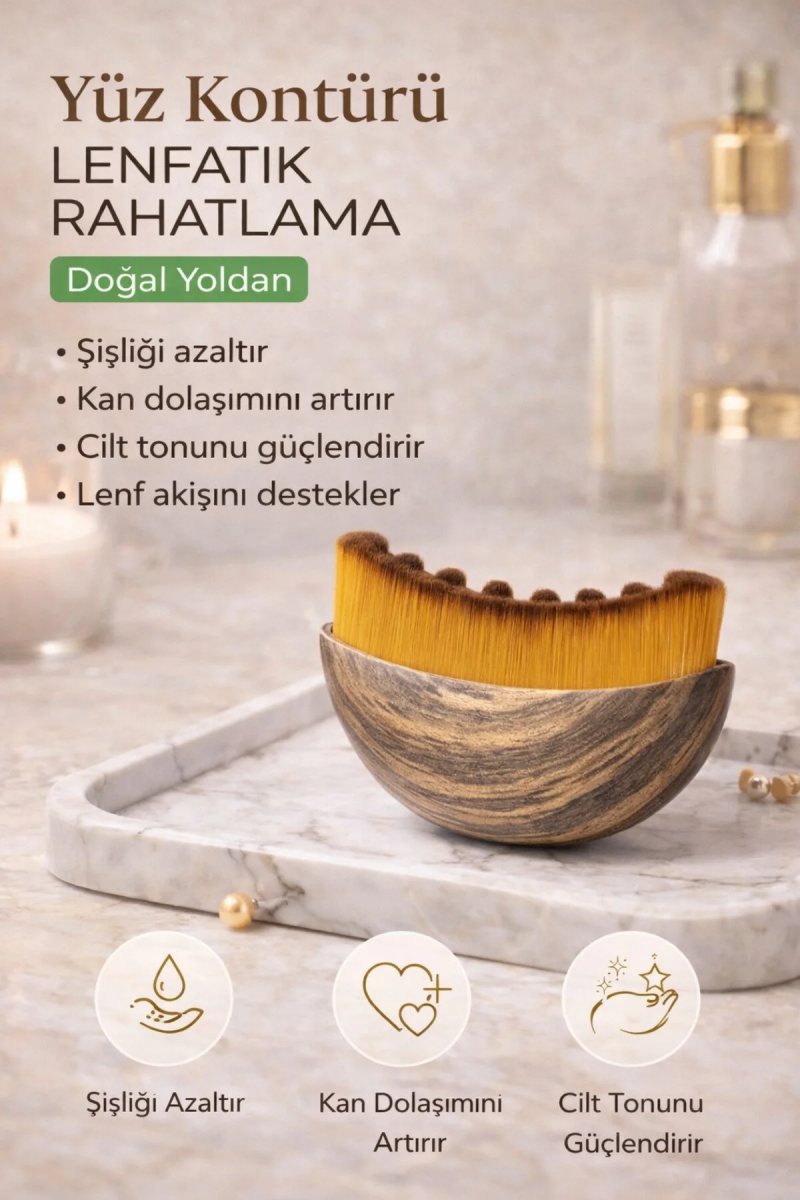 Drenaj Yüz Gerdirme ve Masaj Fırçası 3